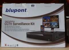 A Blupont High Definition CCTV Surviellance Kit (KI-4CH-5MP-2DW-BSEC).
