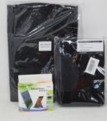 A quantity of as new OMORC slimming belts, eight as new car seat organisers and a quantity of