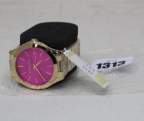 A ladies as new Michael Kors MK3264 Slim Runway watch.