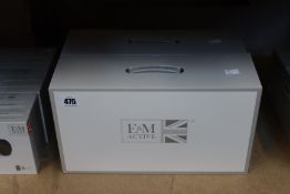 Two boxed as new E & M Active Magic Touch Massage Cushion (RRP £118) https://emactive.com/em-