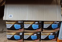 Forty two boxes of Eatasty disposable 3-PLY face masks (100 masks per box).