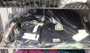 Eight items of as new Rip Curl clothing; three T-shirts, hooded zip jacket, hooded pop over