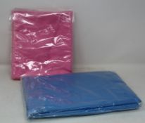 A quantity of as new blue and pink ponchos.