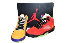 A pair of as new Nike Air Jordan 5 Retro 