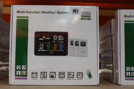 Five boxed as new Youshiko YC9443 Multi-function Weather Stations.