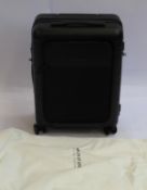 A boxed as new Horizon Studios Cabin Luggage Case in black (Model unknown).