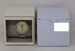 A ladies as new Michael Kors Darci watch in gold (MK3191).