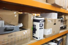 A quantity of miscellaneous home/office electrical items and related to include a Cello LED TV