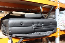 A pre-owned Porta Lite massage table in black.