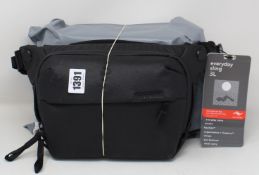 Two as new Peak Design Everyday Sling camera bags (3L, Black - RRP £72 each).