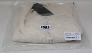 An as new Rokh Pour Femme Pret a Porter knot stretch high neck top in ivory lace (S - RRP £160).