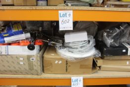 A quantity of miscellaneous bathroom / plumbing related items to include shower accessories,