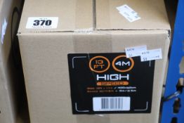 A boxed as new Wellputt indoor putting training mat (Size 13ft/4m).