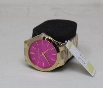 A ladies as new Michael Kors MK3264 Slim Runway watch.