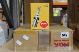 Twenty boxes of ten as new NGK FR2B-D Spark Plugs.