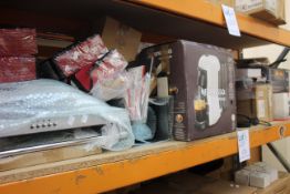 A quantity of kitchen/catering related items to include a boxed Geepas Digital Air Fryer, a boxed