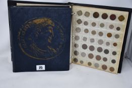 Coins- world collection in two Collecta Albums.