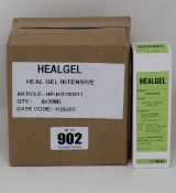 Three boxes of six Healgel intensive (18 x 30ml).