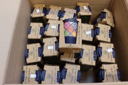 Twenty boxed as new Happy Earth Exotica bamboo coffee cups.