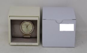 A ladies as new Michael Kors Darci watch in gold (MK3191).