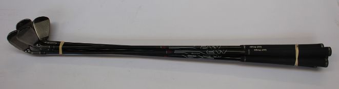 A set of pre-owned TaylorMade M2 irons to include; 5 iron, 6 iron, 7 iron, 8 iron, 9 iron and