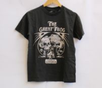 Ten as new The Great Frog vintage reissue 70s ‘Frog and Skull’ T-shirts (All S).