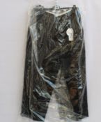 Three pairs of women's as new Oui black trousers (Size 42 - RRP £139).