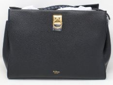 An as new Mulberry Iris bag in black with dust bag (RRP £1,295).