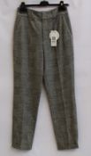 A pair of women's as new Oui dark grey trousers (Size 46 - RRP £139).