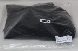 An as new Rokh Pour Femme Pret a Porter knot stretch high neck top in black (S - RRP £160).