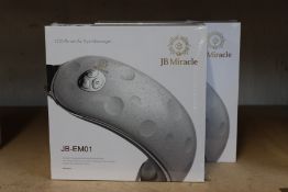 Two boxed as new JB Miracle LCD smart air eye massagers.