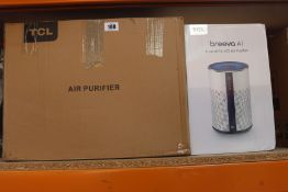 Four boxed as new TCL Breeva A1 (True HEPA H13 Air Purifiers).