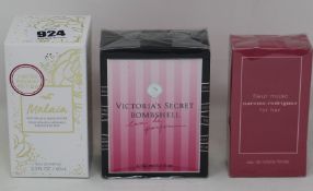 Two Narciso Rodriguez Fleur Musc for her eau de toilette (2 x 50ml), Victoria's Secret Bombshell eau