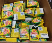 A quantity of Crayola Ultra-Clean Washable Markers (12 pack) and Crayola Crayons (24 pack) (