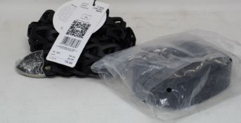 Four as new Oui belts (Sizes 38, 40, 42, 44 - RRP £75 - £95 each).