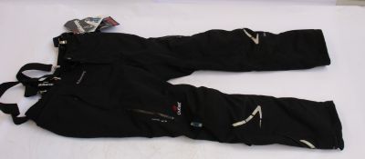 A pair of as new Halvarssons Malung Sweden Wish motorcycle trousers with detachable braces (Size