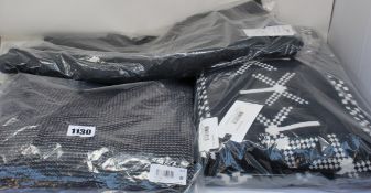 An as new Rip Curl Campus knit hooded jacket, a Rip Curl SWC crew sweatshirt and Crescent hoodie (