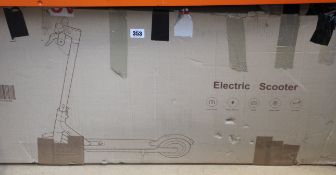 A Xiaomi electric scooter.