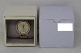 A ladies as new Michael Kors Darci watch in gold (MK3191).