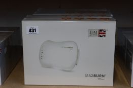 Five boxed as new E & M Active Maxburn Mini Slim Belt (RRP £137) https://emactive.com/em-active/