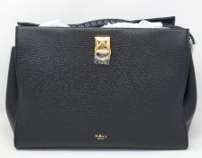 An as new Mulberry Iris bag in black with dust bag (RRP £1,295).