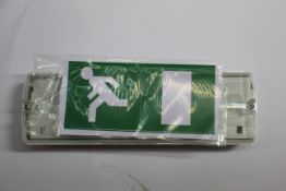 Twelve boxed as new Newlec 2W LED Emergency Light Bulkheads NLE3B.