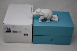 A boxed as new Lladro lucky elephant figurine (01008036).