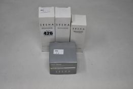 Two Sesha Skin Therapy Complex-A renewal emulsion (30ml), a Sesha Skin Therapy advanced lightening