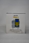 Two boxed as new TensCare Sports Tens 2 muscle toning, pain relief and massage units.