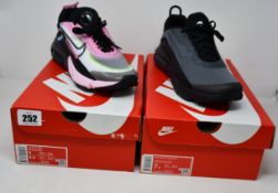 Two pairs of as new Nike Air Max 2090 trainers (UK 5.5, 6).