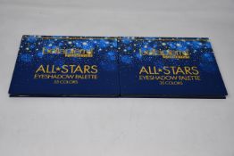 Six boxed as new Bellapierre Cosmetics All Stars Eyeshadow Palettes (35 colours).