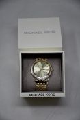 A ladies as new Michael Kors Darci watch in gold (MK3191).