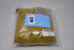 An as new Caravana Yaxa Net Sustain fringed cotton-gauze top in mustard (One size - RRP £268).