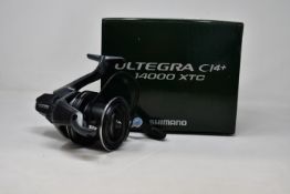 A boxed as new Shimano Ultegra CI4+ 14000 XTC Fishing Reel.